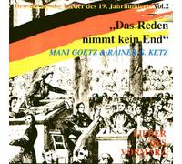 Mani Goetz & Rainer - Das Reden Nimmt Kein End. Lieder Des Vor