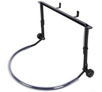 Mani Harmonica Holder regolabile Neck Stand per musicisti con sistema di tensione a due molle per una vestibilità sicura (nero)