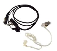 Mani Libere Cuffie Con Acustico Tubo Auricolare & Ptt Microfono per Icom Radio