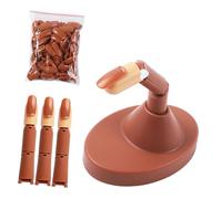 Mani professionali per la formazione di manicure con dita articolari mobili e base antiscivolo per unghie principianti arte antiscivolo slot a T mano