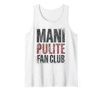 Mani Pulite Fan Club Ironica Anni 90 Italiani Canotta