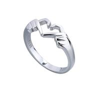 Mani romantiche del Cuore Coppia Anello per Donna Uomo Matrimonio Regali di Compleanno Gesto d'Amore Anelli di Fascino di Moda Gioielli Convenient And Practical