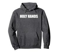 Mani Sante Felpa con Cappuccio, Unisex per Adulti, Grigio Scuro, M