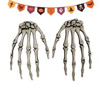 Mani scheletriche - 1 paio di modelli realistici di separazione, delle ossa false | Accessori per display per Halloween, strumento di decorazione del terrore, Haunted House Streich Gag