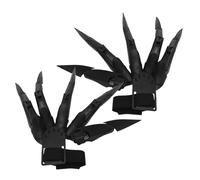 Mani scheletriche artiglio osseo, articolazione spaventosa delle dita | Halloween Gear estensioni delle dita mobili | Puntelli spaventosi per mano scheletrica, artiglio osseo stampato per costume da