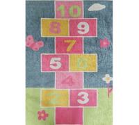 MANI TEXTILE TPS_COLOR_MAREL100 Tappeto, Poliestere, Multicolore, 100 x 150