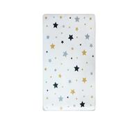 MANI TEXTILE TPS_ETOITRICO_80 Tappeto, Poliestere, Bianco, 80 x 150