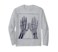 Mani X-Ray Tech Scheletro Ossa della Mano Maglia a Manica