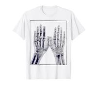 Mani X-Ray Tech Scheletro Ossa della Mano Maglietta