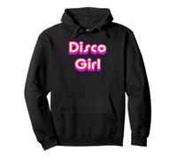 Mania della Danza Anni '70 Disco Girl Felpa con Cappuccio