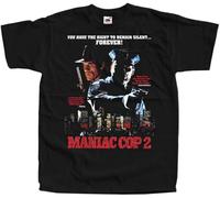 Maniac Cop V3 William Lustig Horror Movie 1988 T-Shirt Black L