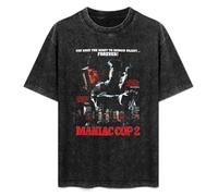 Maniac Cop William Lustig Horror Movie 1988 Unisex T-Shirt Black Mens Top Tee L