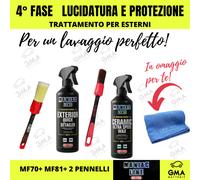 MANIAC LINE - FASE 4 LUCIDA E PROTEGGE- MF70+MF81+2 PENNELLI RED+WHITE+OMAGGIO