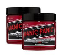 Manic Panic Cleo Rose Classic Cream, colore rosso semipermanente vegano e cruelty-free, 2 x 118 ml