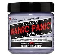 Manic Panic - Colorazione Per Capelli Semi Permanente Silver Stiletto Classic Creme Vegan Cruelty Free Silver 118ml