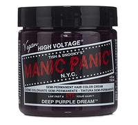 Manic Panic Deep Purple Dream Classic Creme, Vegan, Cruelty Free, Semi Permanent Hair Dye, 2 x 118 ml