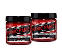 Manic Panic Pillarbox Red Crème Classic, colorazione semipermanente vegana e cruelty-free per capelli, 2 x 118 ml