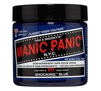 Manic Panic Shocking Blue Classic Creme, colore per capelli semipermanente vegano e cruelty-free, 118 ml