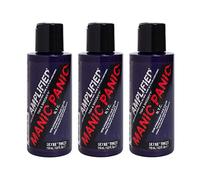 Manic Panic Ultra Violet Amplified Creme, colorazione semipermanente viola vegana e cruelty-free per capelli, 3 x 118 ml