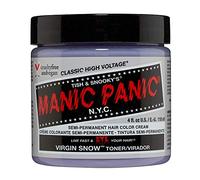 Manic Panic Virgin Snow Classic Creme, vegano, cruelty-free, tonalizzante per capelli, elimina i riflessi gialli, 118 ml