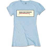 Manic Street Preachers - T-Shirt # Xxl Blue Femmina # Everything Must Go