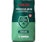 Manica 5 Pezzi CONCIME FOGLIARE in Polvere BAGNABILE A Base di MICROELEMENTI 1 kg X 5 Pezzi=5 kg-FERTICUS 40 M