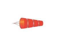 Manica a Vento per Esterno Manica a vento da 60/80/100 cm Misurazione della direzione del all'aperto Cintura riflettente Banderuola antistrappo for l'aeroporto Aviazione Garden Farm(Red-gray-M)