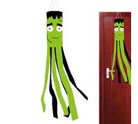 Manica a vento per Halloween, fantasma spettrale, decorazione da appendere all'esterno, crea un'atmosfera festosa infestata, aggiunge movimento al cortile, migliora l'estetica del giardino, resiste