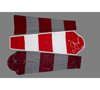 Manica a vento professionale, ICAO, impermeabile, colore resistente, per aeroporti, eliporti, héli-surfaces, Autostrade, Diporto, Ospedali, Chimici, Golfs... (Acrilico con Cerchio, 34x150 cm)