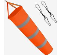 Manica a vento resistente da 80 cm per giardino e uso esterno, indicatore di direzione del vento resistente alle intemperie con striscia rif