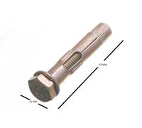 Manica Anchor Bullone Esagonale M8 By M10 Protezione 50mm Lunghezza Yzp Pacco 2