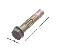 Manica Anchor Bullone Esagonale M8 Da M10 Protezione 40mm Lunghezza Yzp Pacco 25