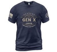 Manica Corta Gen X Raised On Hose Water And Neglect,Generation X Crew Neck T-Shirt Comoda Short Sleeve Morbida Mezza Manica per Sport Running Escursionismo L