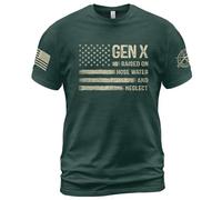 Manica Corta Gen X Raised On Hose Water And Neglect,Generation X Crew Neck T-Shirt vestibilità Short Sleeve Casual Mezza Manica per Campeggio Escursionismo Running 3XL