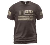 Manica Corta Gen X Raised On Hose Water And Neglect,Generation X Mezza Manica Comoda T-Shirt Uomo Morbida Crew Neck T-Shirt per Campeggio Escursionismo Running XXL
