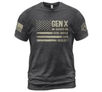 Manica Corta Gen X Raised On Hose Water And Neglect,Generation X T-Shirt Uomo Morbida Mezza Manica Casual Crew Neck T-Shirt per Escursionismo Running Campeggio S