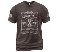 Manica Corta Generation X,Gen X Raised On Hose Water And Neglect Short Sleeve Casual Mezza Manica Sport T-Shirt Uomo per Lavoro Running Escursionismo XXL