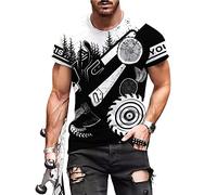 Manica Corta Personalized Name Arborist 3D, Cool Lumberjack Art Arborist Logger Tree Climber Logger T-Shirt Uomo Basic Crew Neck T-Shirt Morbide Mezza Manica per Sport Campeggio Running M