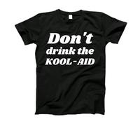 Manica Corta Sportiva Morbida Camicia da Allenamento Don't Drink The KoolAid Kool-Aid Rights Choice Freedom Leggero Maglia da Uomo per Running vestibilità Correre XL
