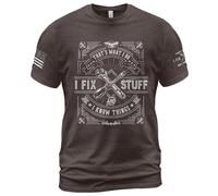 Manica Corta Thats What I Do I Fix Stuff,I Fix Stuff And Know Things Crew Neck T-Shirt Casual T-Shirt Uomo Morbide Mezza Manica per Campeggio Escursionismo Running M