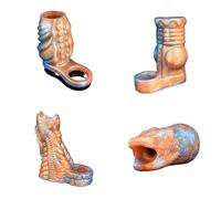 Manica Del Pene Del Silicone Del Manica Del Dildo Maschio con Anello Del Cazzo Realistico Manica Di Ingrandimento Del Pene Degli Uomini Copertura Del Pene Morbido Manica di Ingrandimento Del Pene (B)