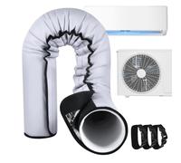 Manica Isolata Del Tubo AC - Manica Isolante Per Tubo AC Portatile | Av Wrap Isolato A Tubo Isolato | Avvolgimento 'isolamento Del Tubo | Manica Di Protezione Del | Isolamento Del Tubo Anti
