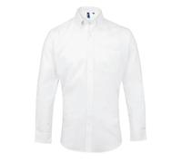 Manica Lunga Camicia Oxford Easy Care Pieghe Resistente Sami Aderente By Premier