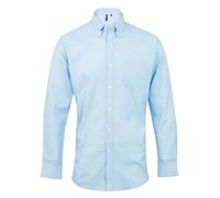 Manica Lunga Camicia Oxford Easy Care Pieghe Resistente Sami Aderente By Premier
