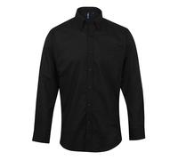 Manica Lunga Camicia Oxford Easy Care Pieghe Resistente Sami Aderente By Premier
