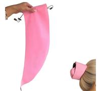 Manica lunga impermeabile per capelli, riutilizzabile, regolabile, per lavare la coda di cavallo, per donne, doccia, viaggi, piscina, spiaggia (rosa, 1 pezzo)
