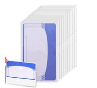 Manica protetta per protezione per la previdenza sociale, manica della carta di sicurezza sociale,Protettore della carta Medicare di sicurezza sociale impermeabile - Protezione da licenza slim multifu