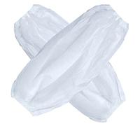 Manica Usa e Getta Copri Manicotti Monouso 100 Pezzi, Manica Protettiva per Braccio in Tessuto Non Tessuto Blu, Sovramaniche Leggere per Laboratorio Ospedaliero Cliniche Domestiche ( Color : White )