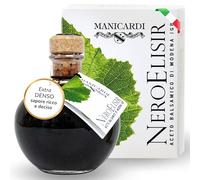 MANICARDI Aceto Balsamico Invecchiato di Modena IGP - Prodotto Italiano Invecchiato in Piccole Botti - Denso Perfetto per Formaggi, Verdure e Carni Arrosto, da 250 ml