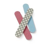 Manicare Confezione da 3 piccole tavole di smeriglio imbottite, lime per unghie per modellare unghie artificiali e naturali, grana media su entrambi i lati, durevole, per manicure o pedicure professionale